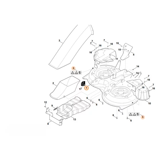 STIHL  Obudowa 6160 700 8520